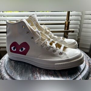 Converse x Comme des Garcons PLAY High-Top Sneakers size 12
